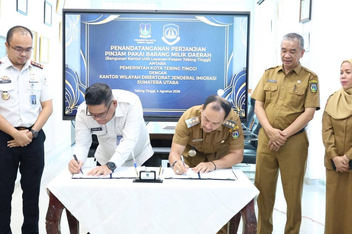 Perluas Layanan, Kanwil Imigrasi Sumut Pinjam Pakai Gedung Untuk Layanan Paspor