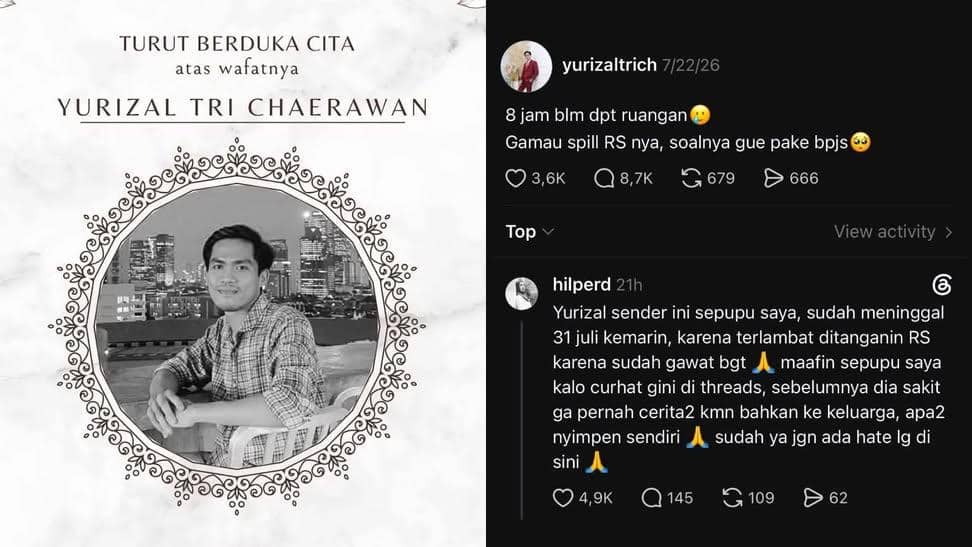 RS Pusri Bakal Sanksi Dokter Tamara yang Ikut Nyinyir Pasien Yurizal