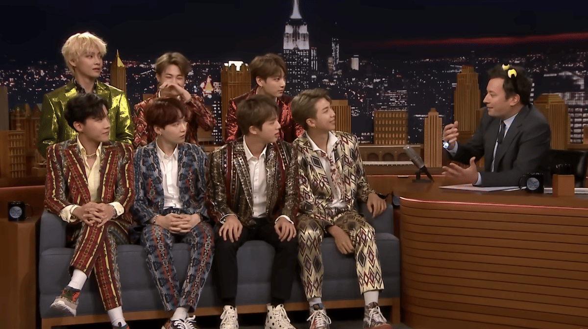 penampilan BTS di Tonight Show Starring Jimmy Fallon