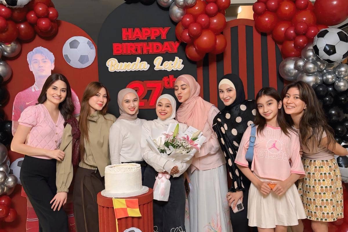 Gaya dan Dekorasi Ulang Tahun Lesti Kejora, Unik Tema Sepak Bola
