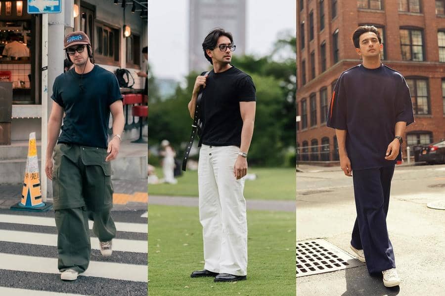 9 Ide Styling T-Shirt ala Omar Daniel yang Bikin OOTD Gak Ngebosenin