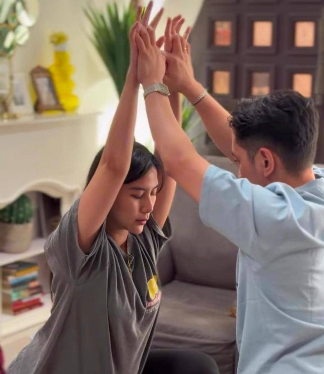 Adinda Thomas mengikuti kelas persiapan persalinan dalam potret yang diunggah melalui akun Instagram pribadinya.
