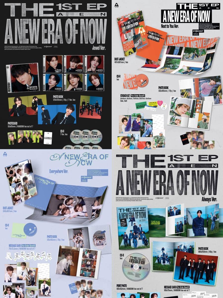 Packaging album fisik A NEW ERA OF NOW