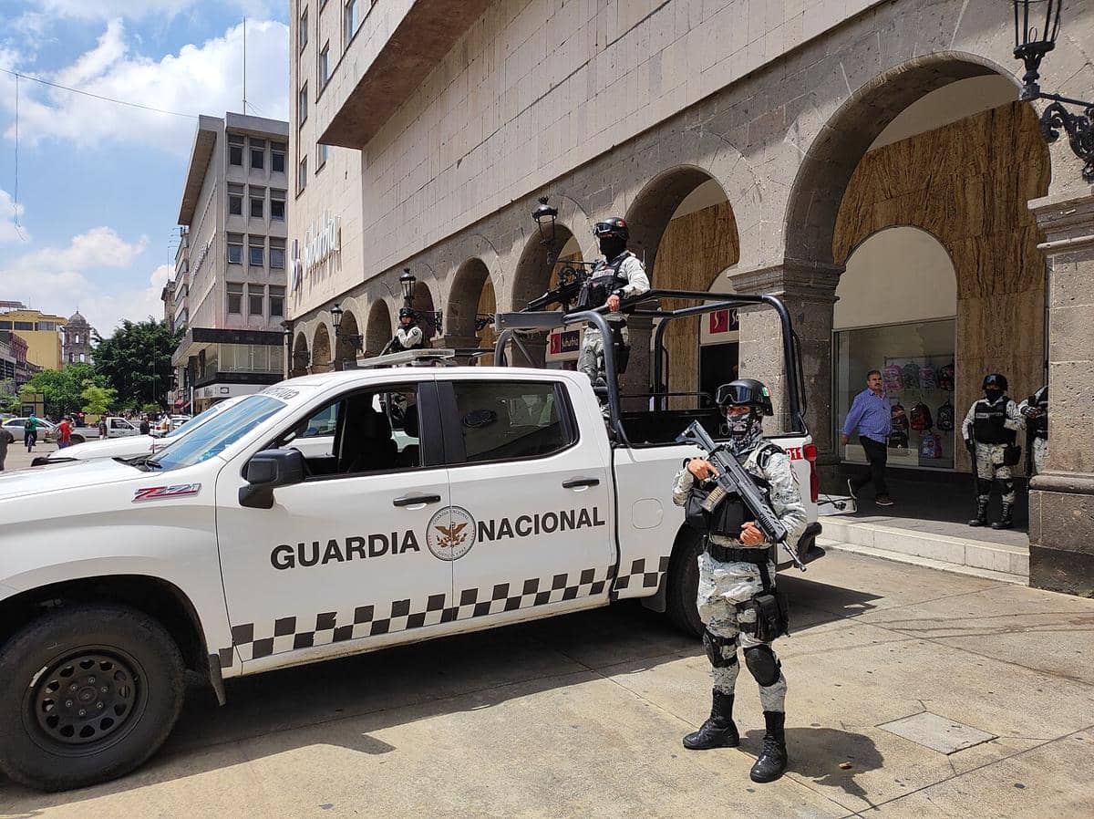 Pasukan Guardia Nacional Meksiko.
