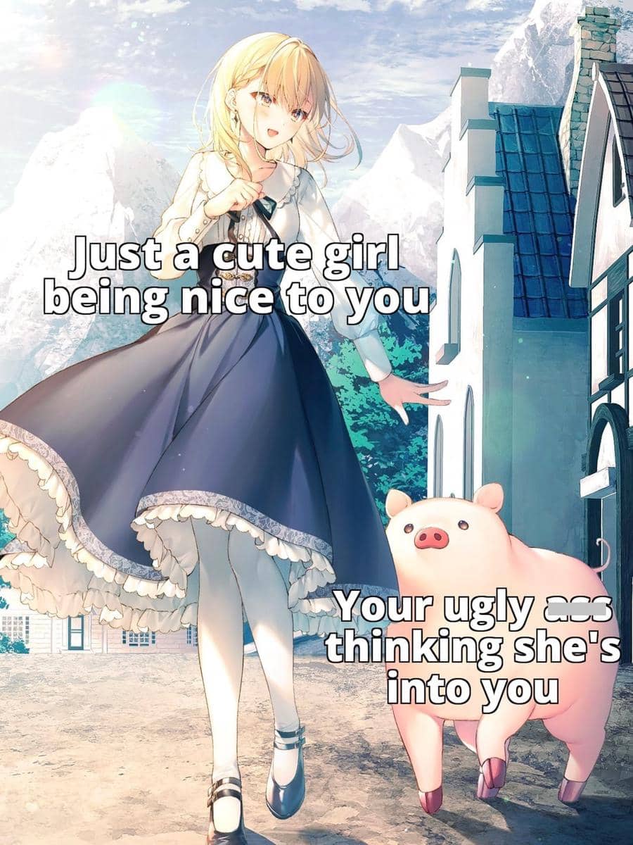 meme anime tentang kena mental