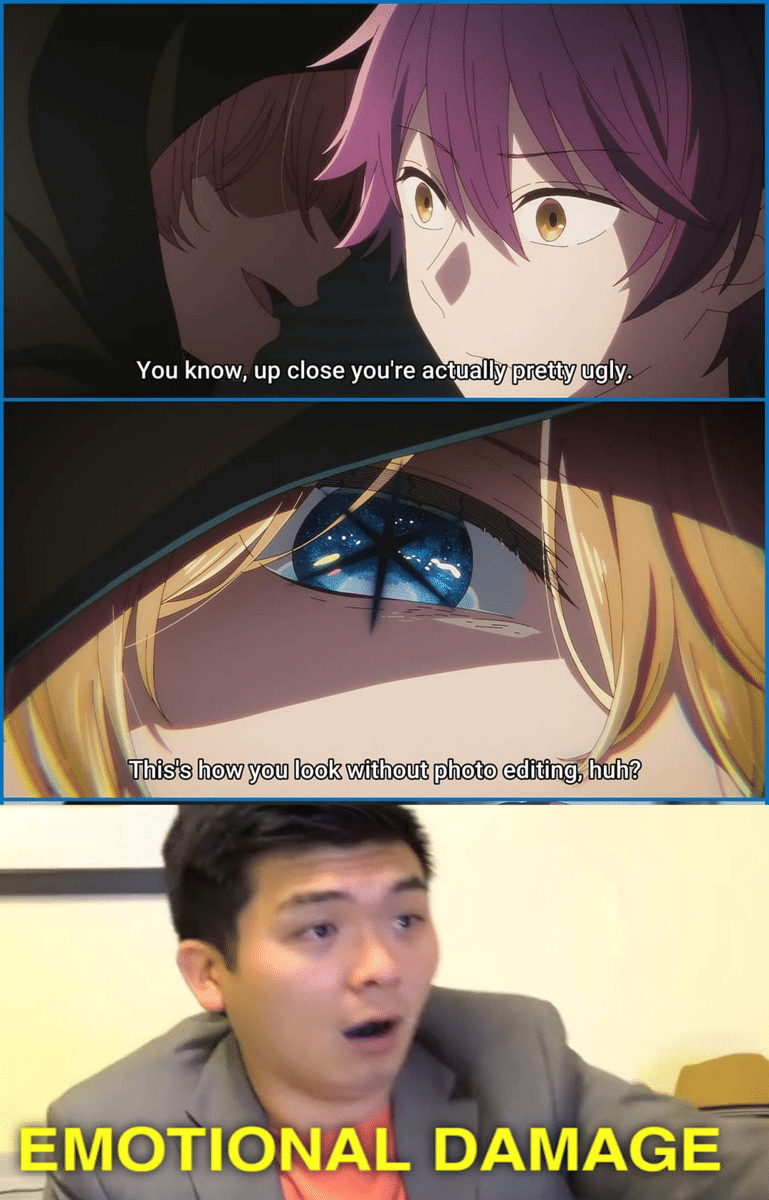 meme anime tentang kena mental