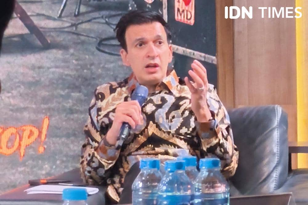 Potret Manoj Punjabi, CEO MD Entertainment di Jakarta, Jumat (7/8/2026) (IDN Times/Juan Dwi)