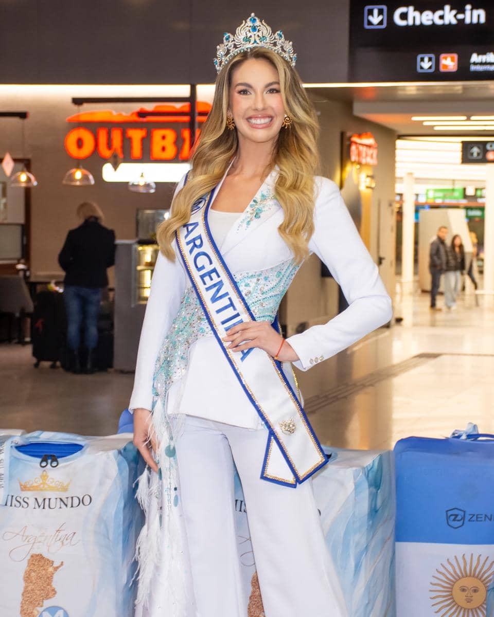 potret wakil Argentina menuju karantina Miss World 2026 di Vietnam
