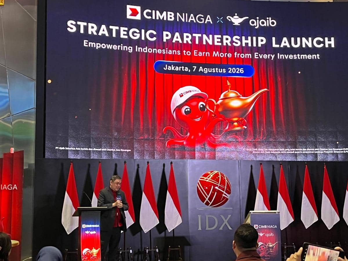 CIMB Niaga Gandeng Ajaib, Investasi Saham Kini Bisa Diakses Lewat OCTO