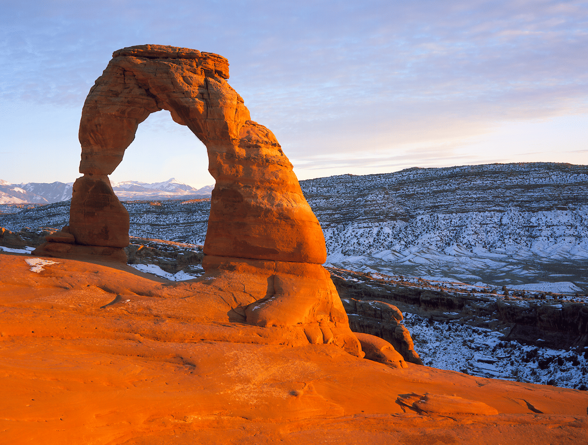 Delicate Arch, ikon paling terkenal di Arches National Park