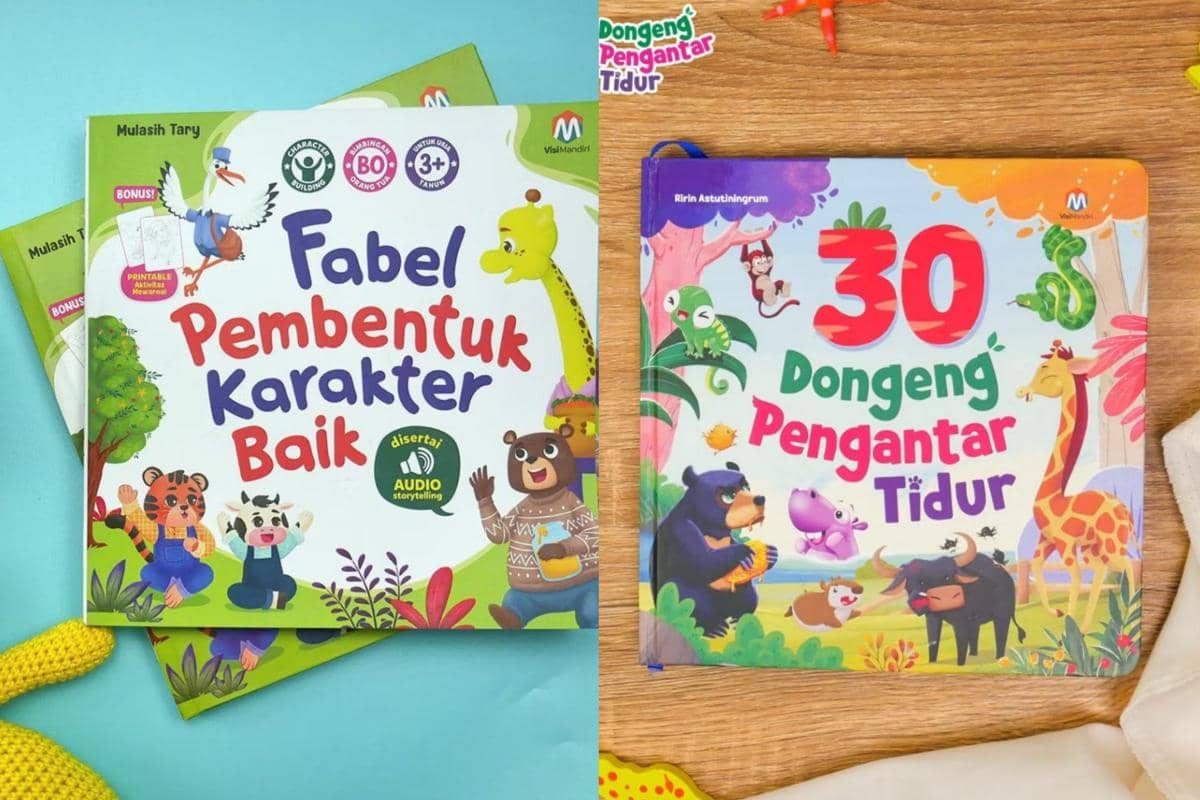 5 Rekomendasi Buku Bacaan Anak Bertema Fabel, Ceritanya Seru!