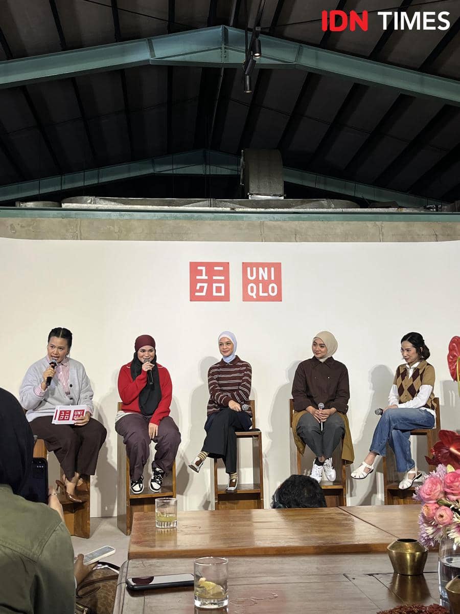 Press event UNIQLO 26FW Hijab Collection 'A New Chapter in LifeWear for Modern Modest Living' pada Kamis (6/8/2026) di KAUM Menteng, Jakarta