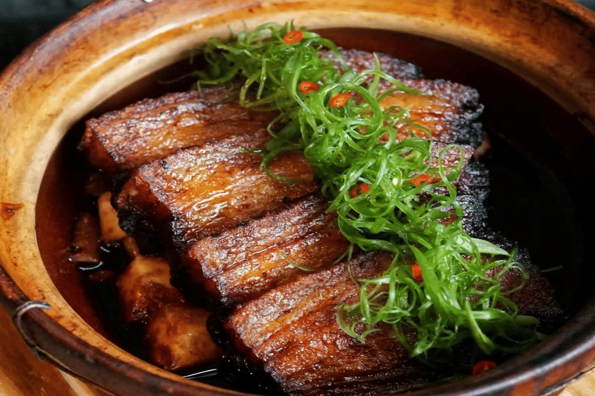 Resep Glazed Pork Belly Udon, Udon Goreng dengan Pork Belly Karamel