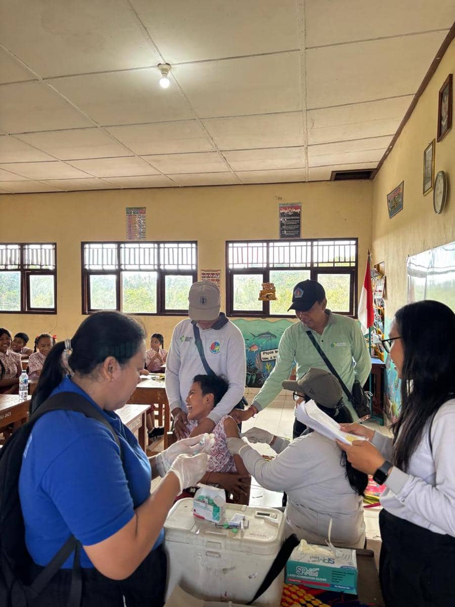 HPV Bisa Menyerang Laki-Laki, 2.893 Siswa SD di Klungkung Divaksin