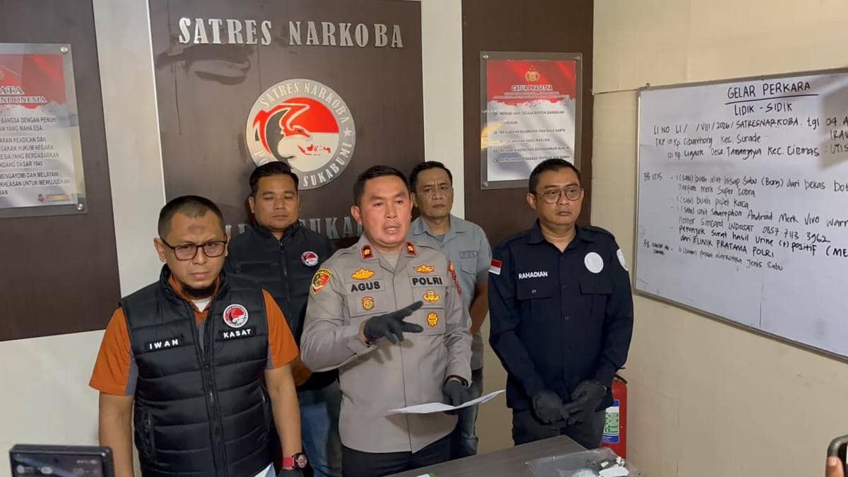 Miris, Oknum Kades Terjerat Kasus Sabu di Sukabumi 