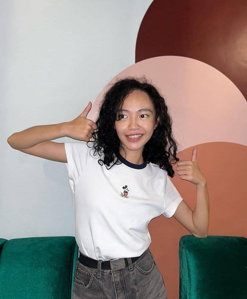 Potret Kawai Labiba, sebagaimana dibagikan melalui akun Instagram @kawailabiba47, dengan fokus pada wajahnya.