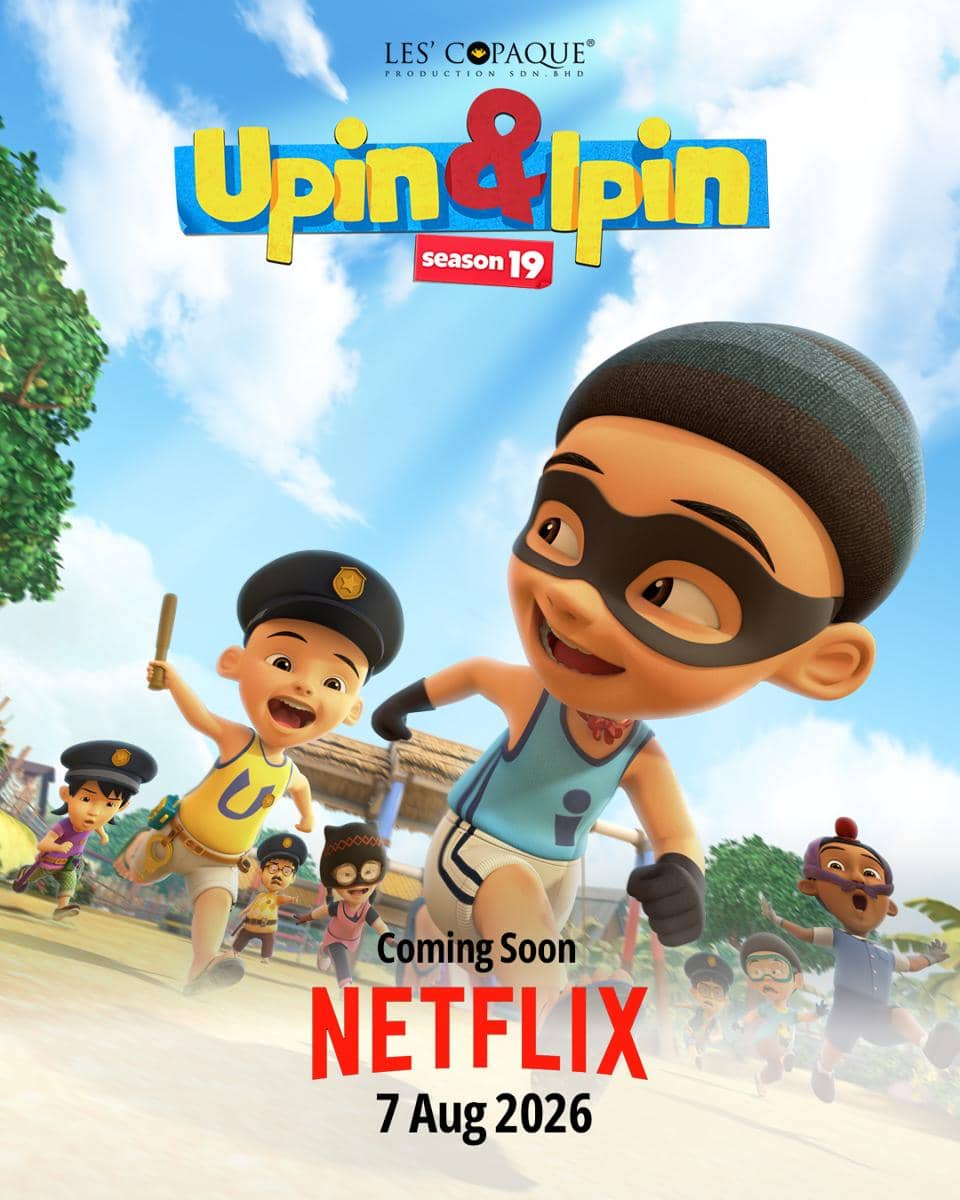Karakter animasi Upin & Ipin dalam unggahan yang dibagikan melalui akun Instagram resmi upinipinofficial.