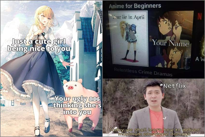 8 Meme Anime tentang Kena Mental, Mulut Pada Pedas Betul