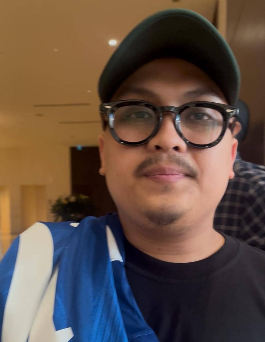 Penggemar Chelsea asal Tangerang Selatan, antusias menyambut skuad Chelsea di Hotel Fairmont, Jakarta.
