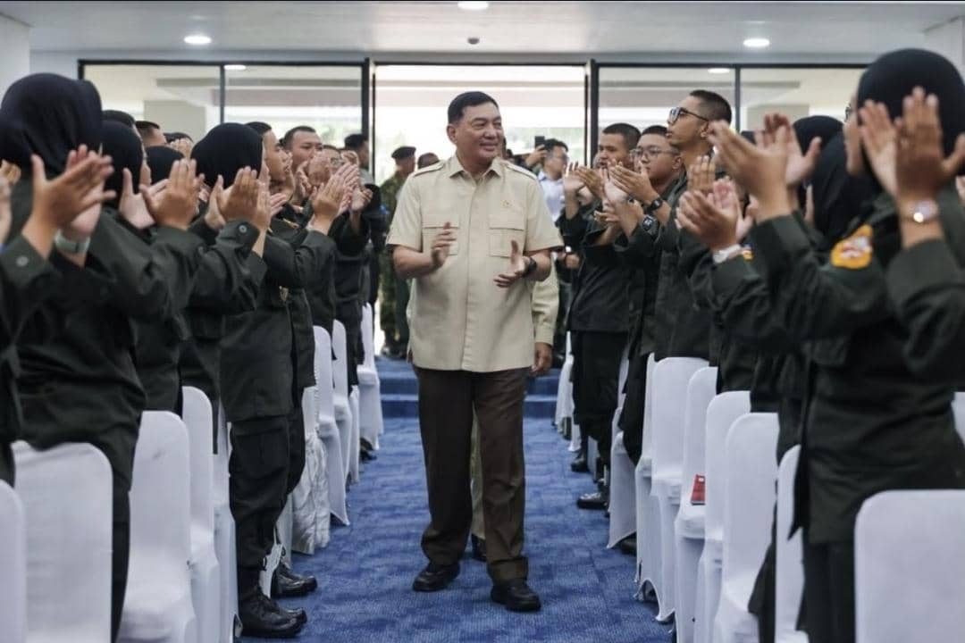 Menhan Bekali 399 Pegawai BUMN yang Jadi Peserta Angkatan Perdana URI