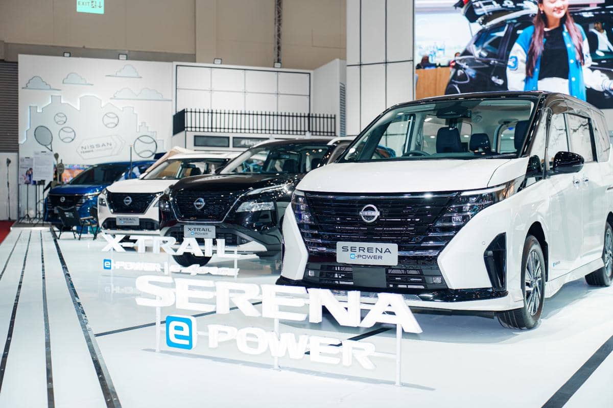 Nissan Serena e-POWER, kendaraan MPV berteknologi e-POWER dari Nissan, dalam dokumentasi resmi produsen kendaraan tersebut.