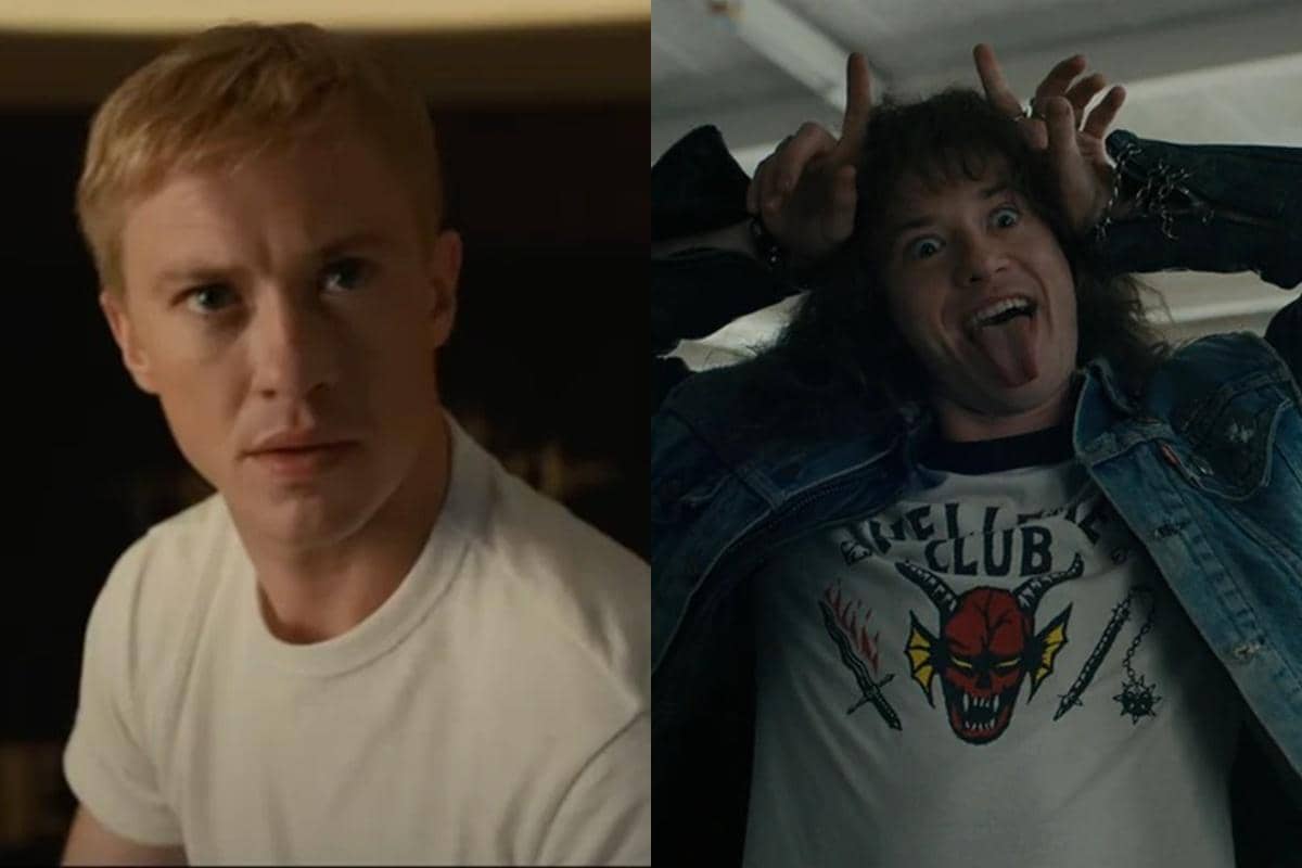 Kolase Joseph Quinn sebagai Johnny Storm dalam The Fantastic Four: First Steps dan Eddie Munson di Stranger Things.