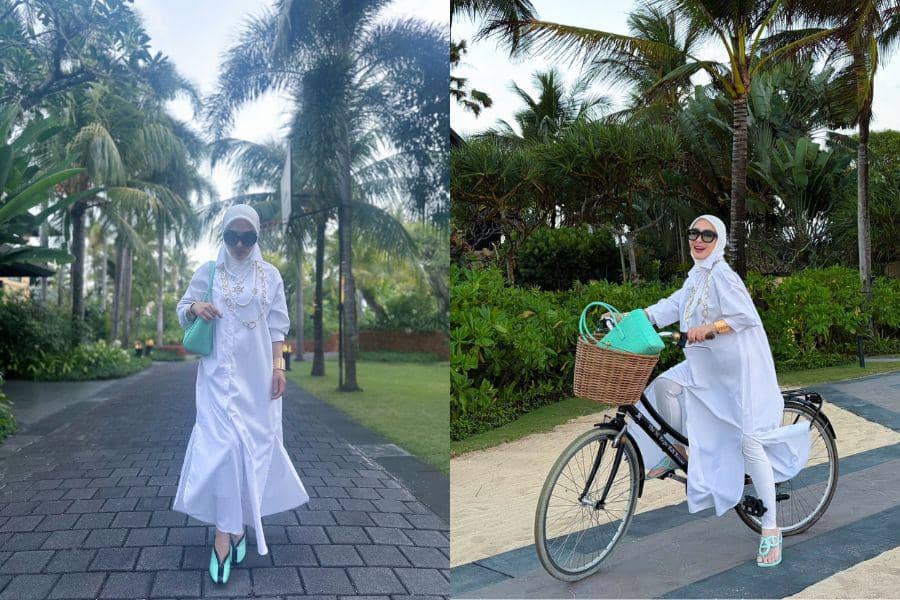Gaya Syahrini di Bali Pasca Birthday Party, Mewah nan Sleek!