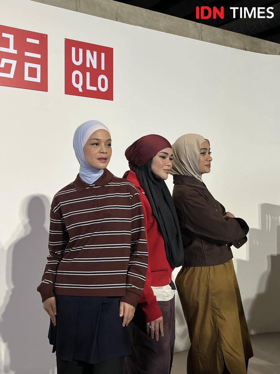 Press event UNIQLO 26FW Hijab Collection 'A New Chapter in LifeWear for Modern Modest Living' pada Kamis (6/8/2026) di KAUM Menteng, Jakarta
