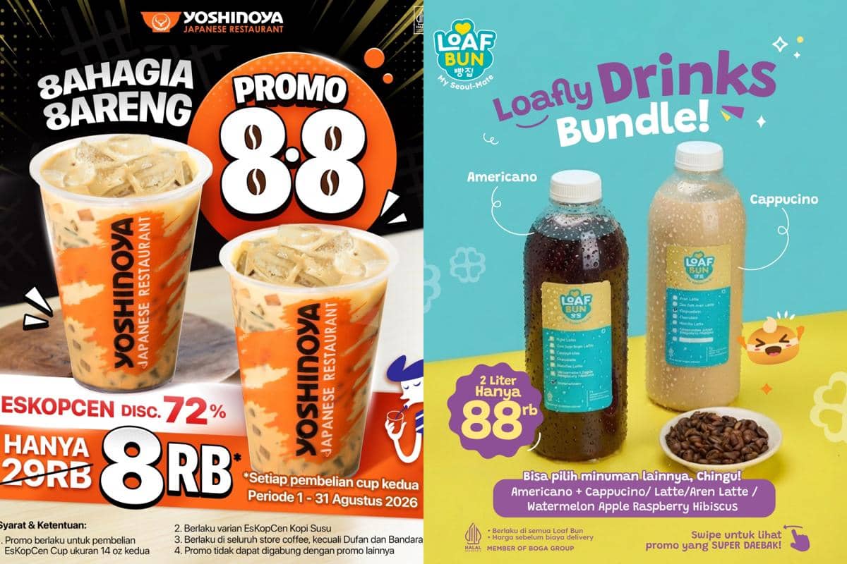 Deretan Promo Kopi 8.8 Agustus 2026, Harganya Mulai Rp8.000
