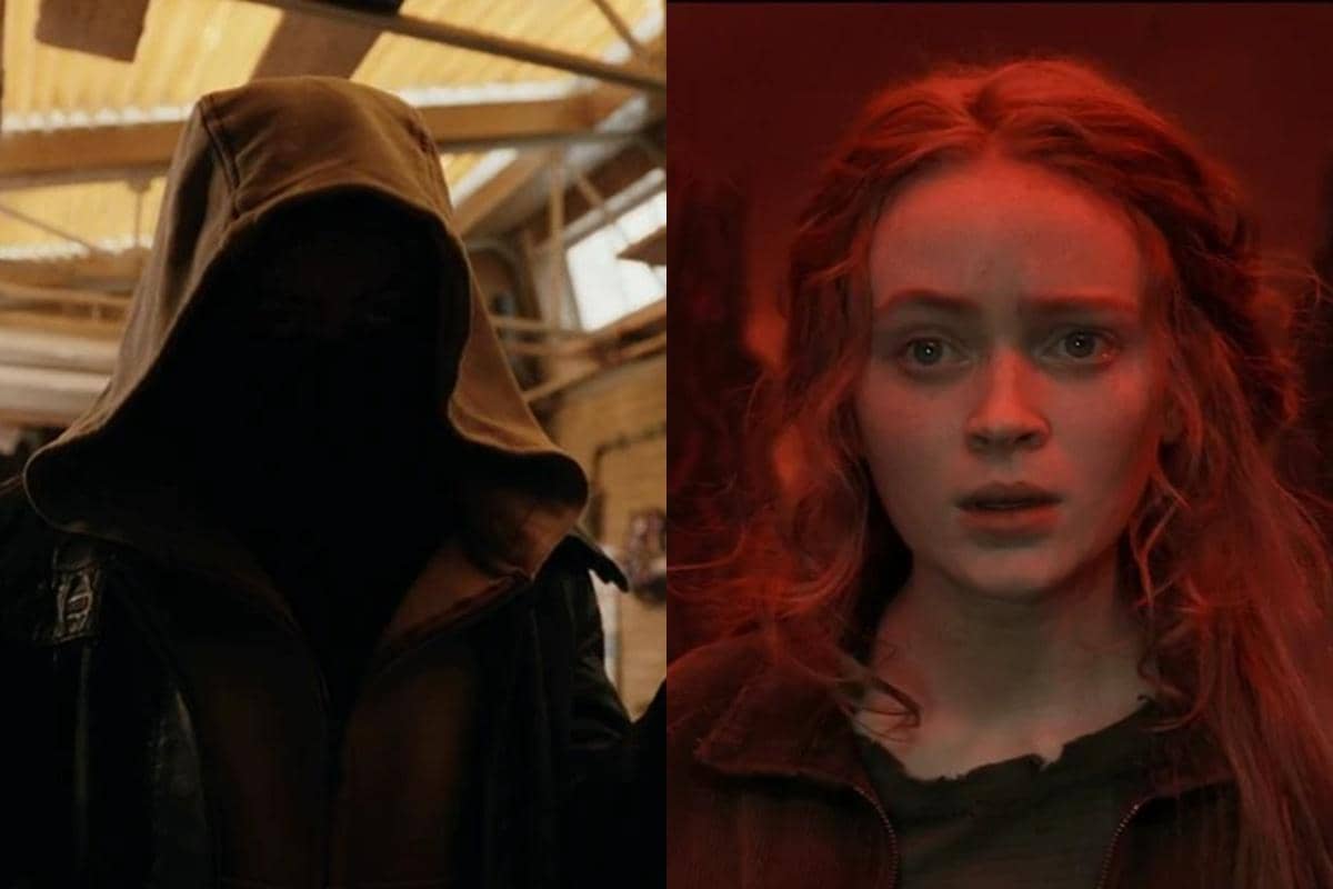 Kolase Sadie Sink dalam film Spider-Man: Brand New Day dan serial Stranger Things, dengan tampilan berbeda.