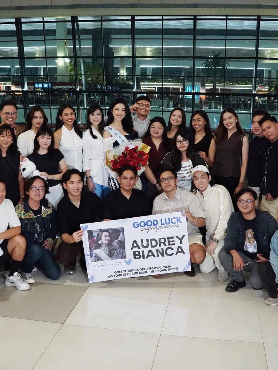 Potret Keberangkatan Audrey Bianca ke Ajang Miss World 2026