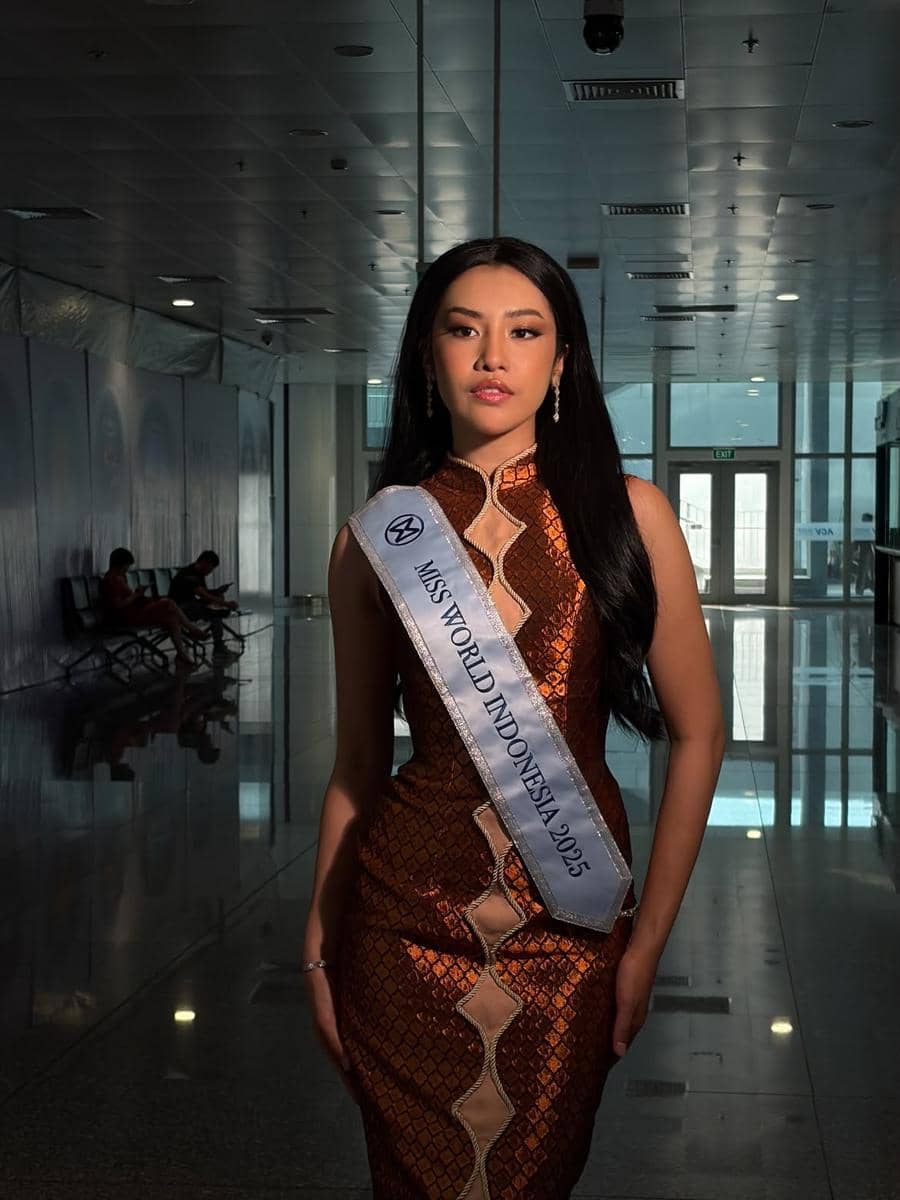 Potret Audrey Bianca Tiba di Vietnam untuk Kompetisi Miss World 2026