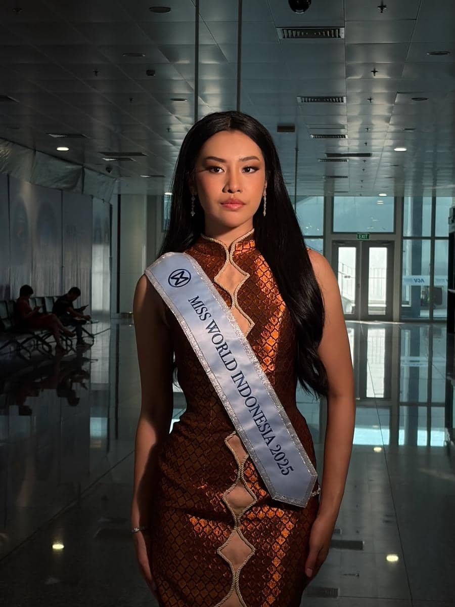Potret Audrey Bianca Tiba di Vietnam untuk Kompetisi Miss World 2026