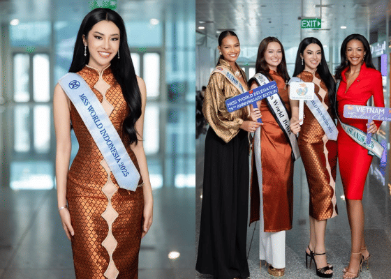 7 Potret Audrey Bianca Tiba di Vietnam untuk Kompetisi Miss World 2026