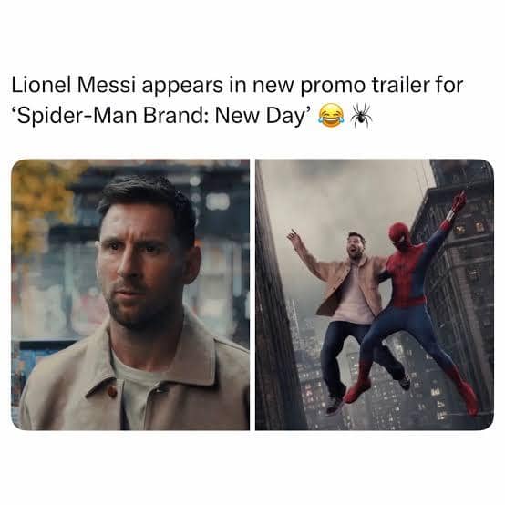 8 Meme Messi Muncul dalam Spider-Man: Brand New Day, Cuma Promosi?