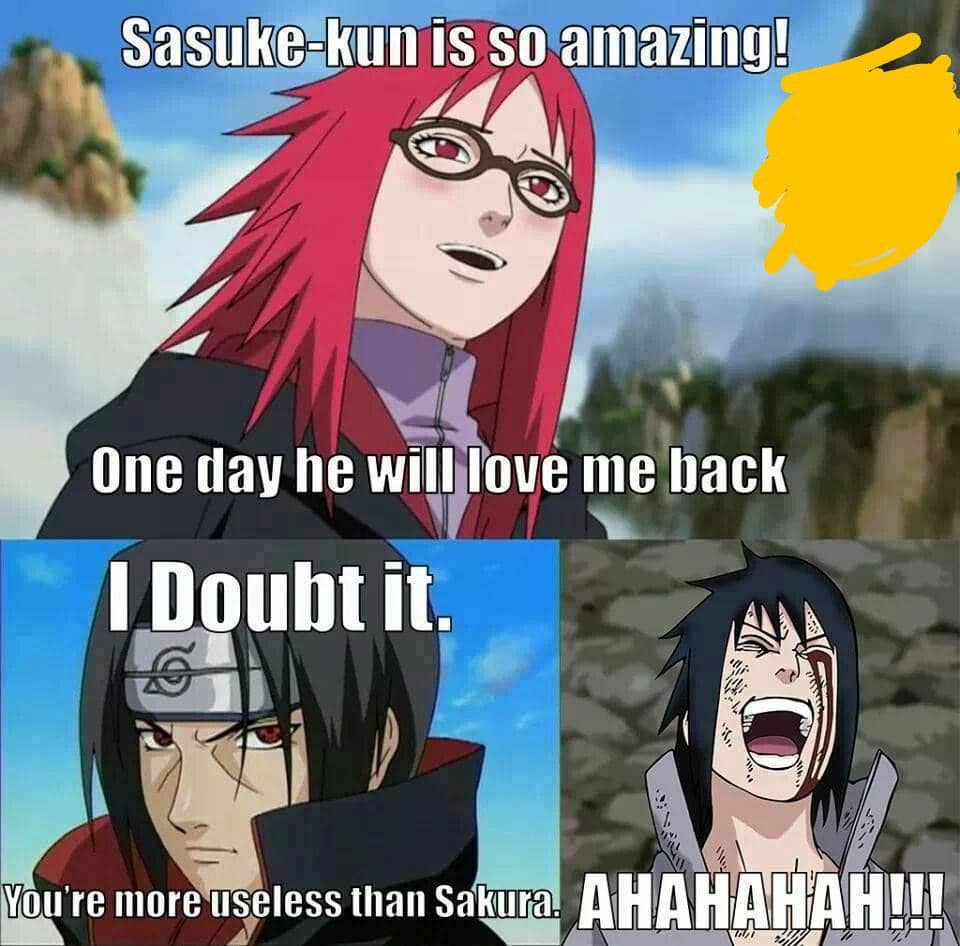 meme Naruto tentang kebodohan