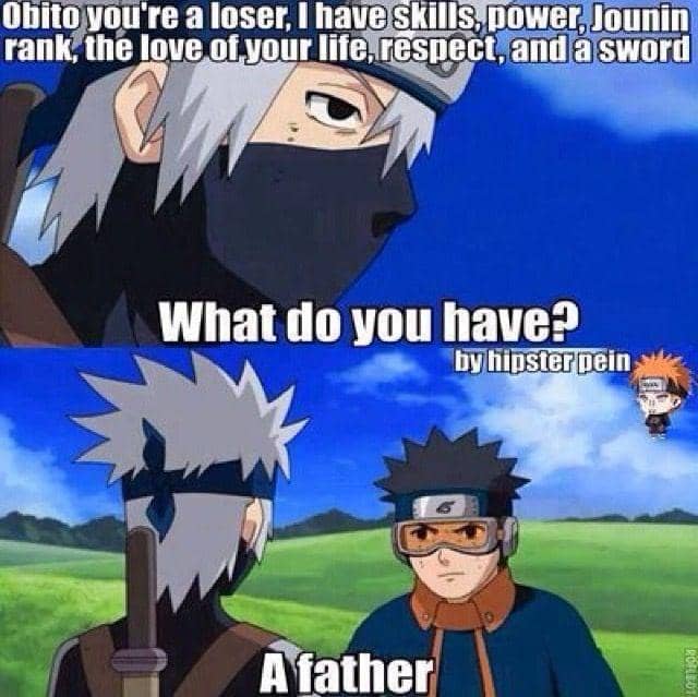 meme Naruto tentang kebodohan
