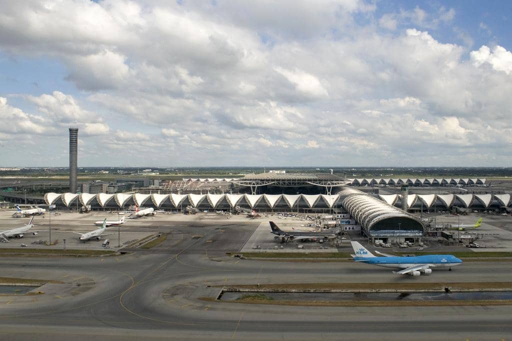 Bandara Suvarnabhumi (BKK) di Bangkok, Thailand.