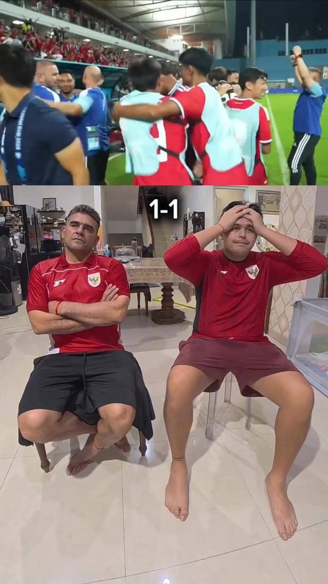 Unggahan di Instagram memuat reaksi artis terhadap kegagalan Timnas Indonesia pada Piala AFF 2026.