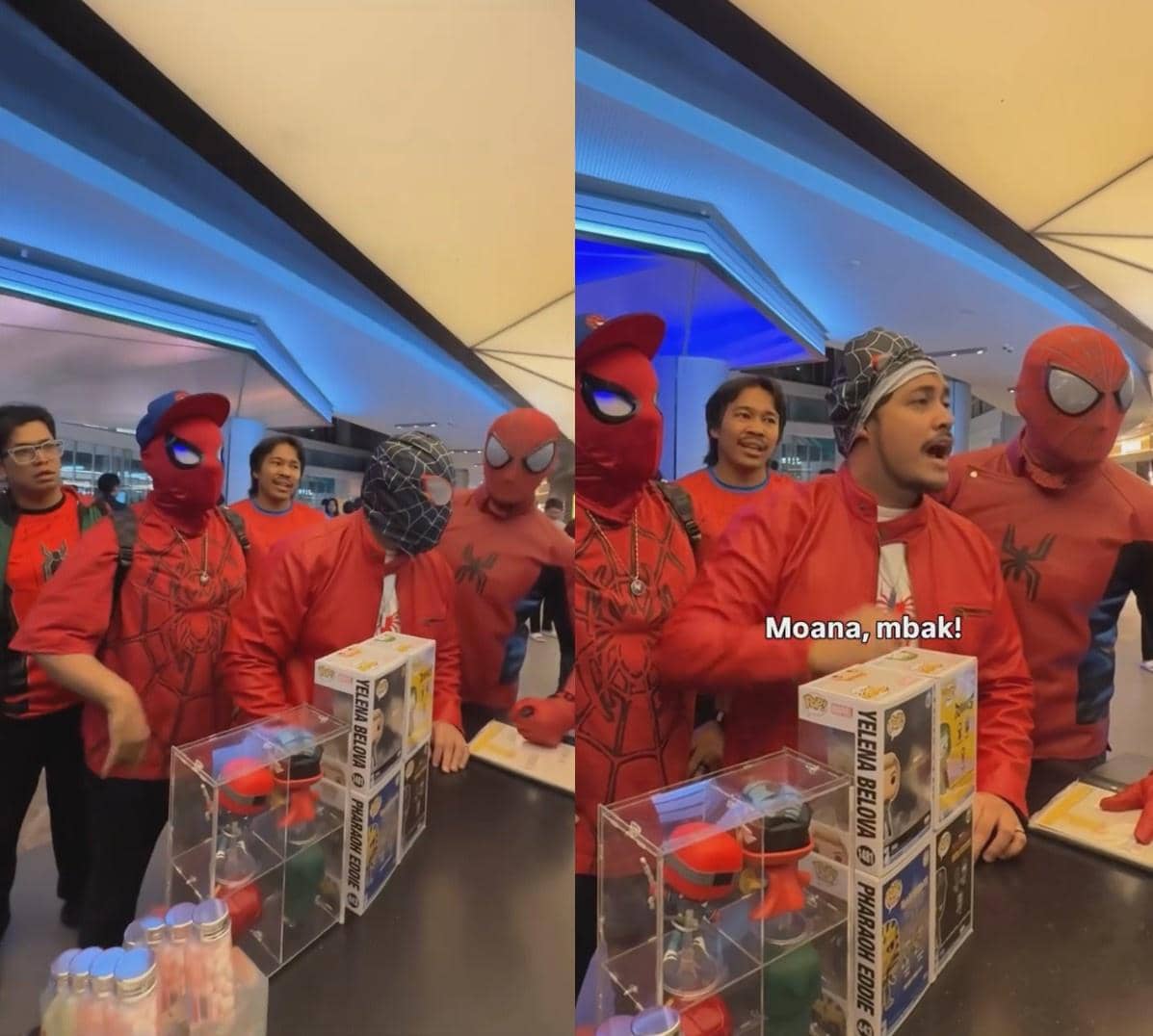 Unggahan Instagram menampilkan euforia artis Indonesia dalam menyambut film Spider-Man: Brand New Day.