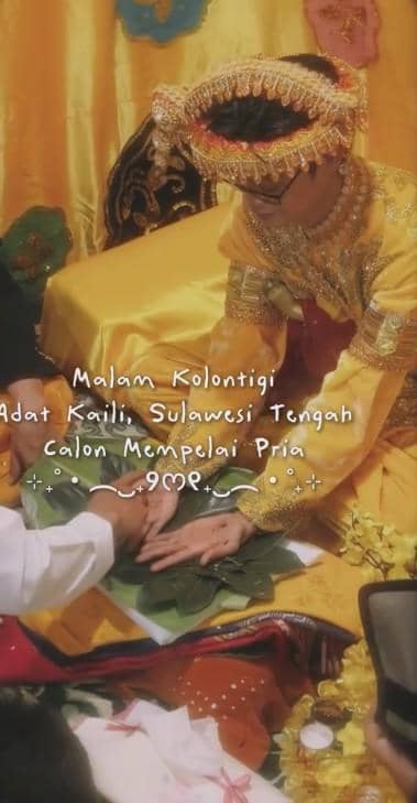 Aulion dan Pila menjalani malam Kolontigi sebagai bagian rangkaian persiapan jelang pernikahan mereka.