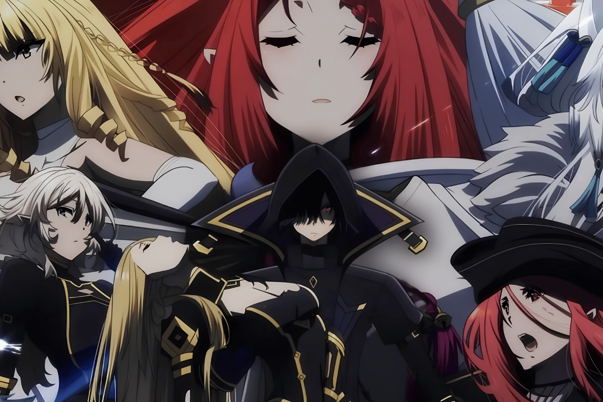 Cid Kagenou bersama Shadow Garden dalam anime The Eminence in Shadow.