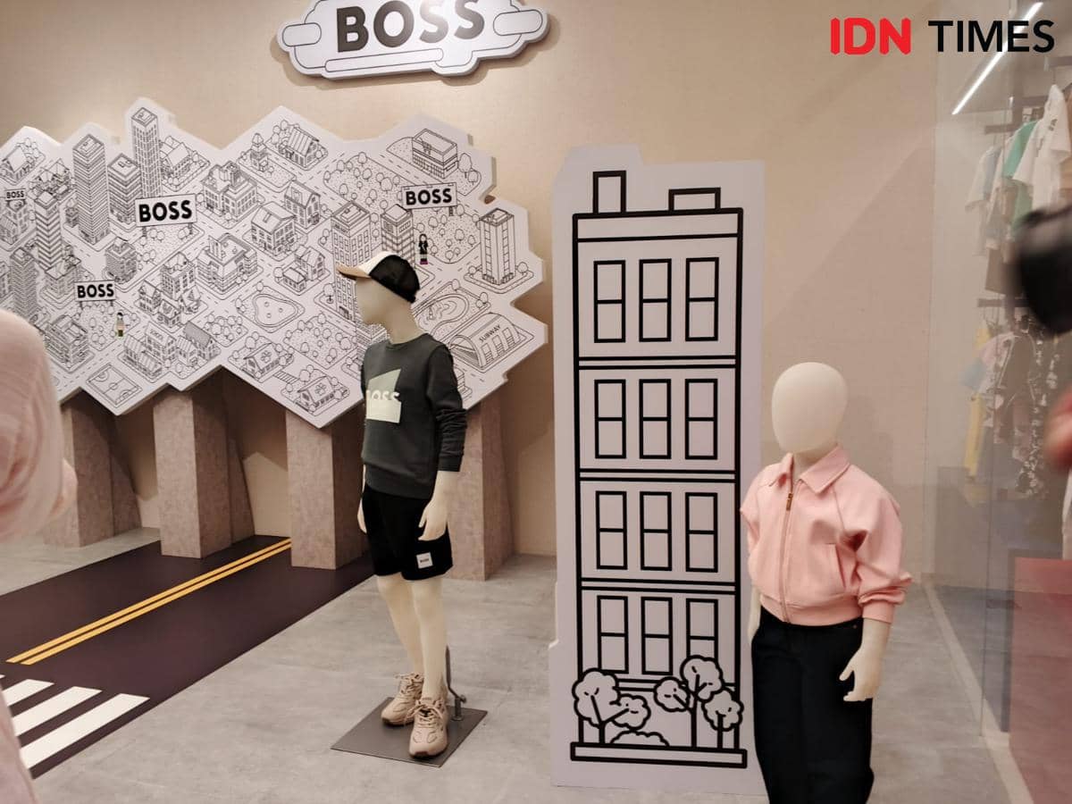 Opening BOSS Kidswear at Bimbi bertajuk The World is Yours di Pacific Place, Senayan, Jakarta Selatan, pada Jumat (7/8/2026)