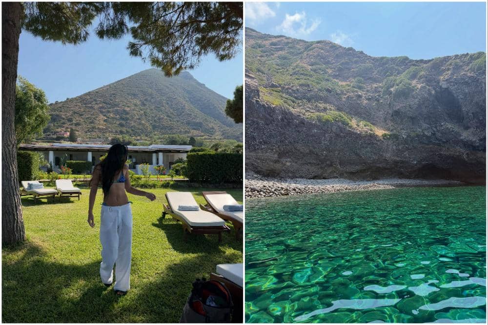 8 Potret Valerie Thomas Liburan di Pulau Salina, Italia!