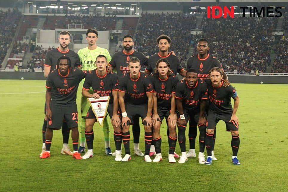 Babak Pertama AC Milan vs Chelsea.