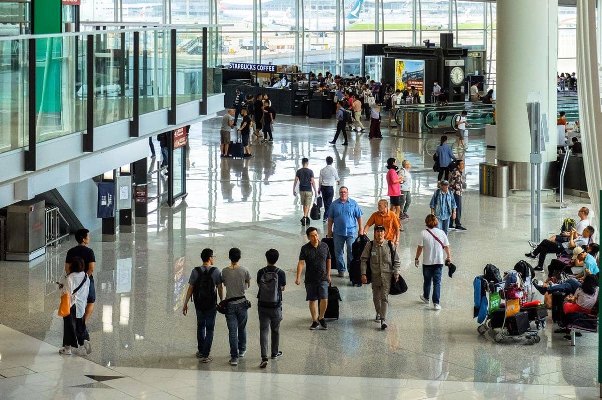 ilustrasi suasana bandara