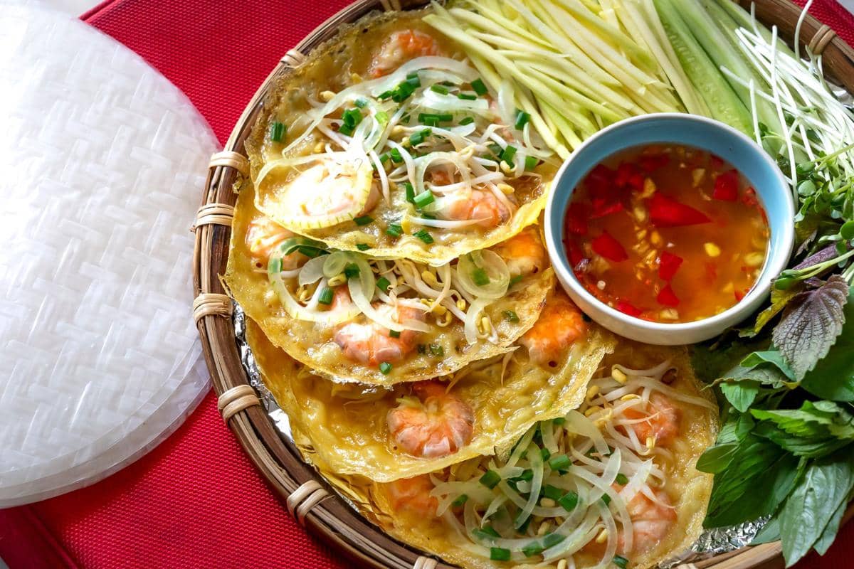 Resep Vietnam Chicken Pancake dengan Isian Ayam Juicy dan Umami