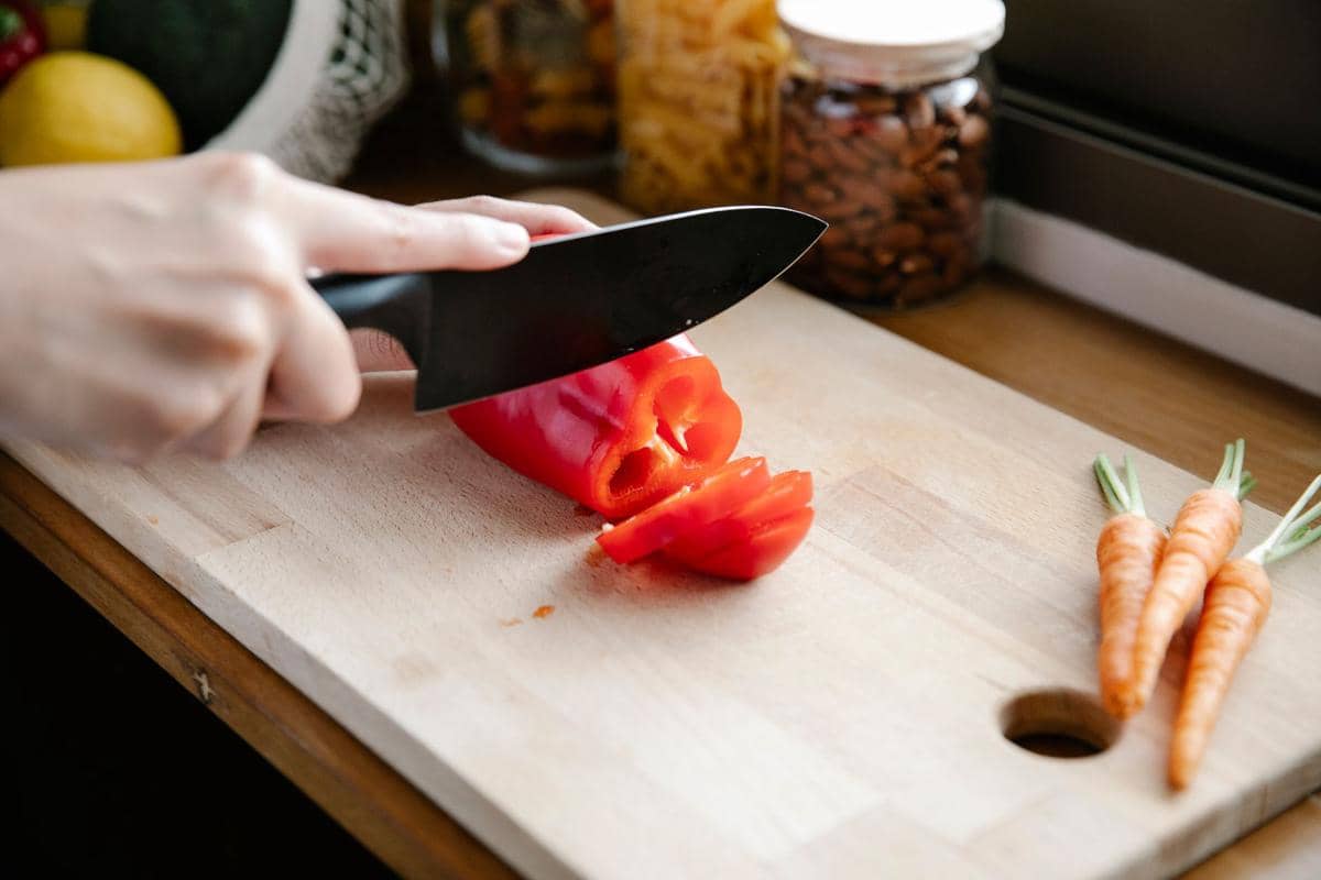 Memotong paprika