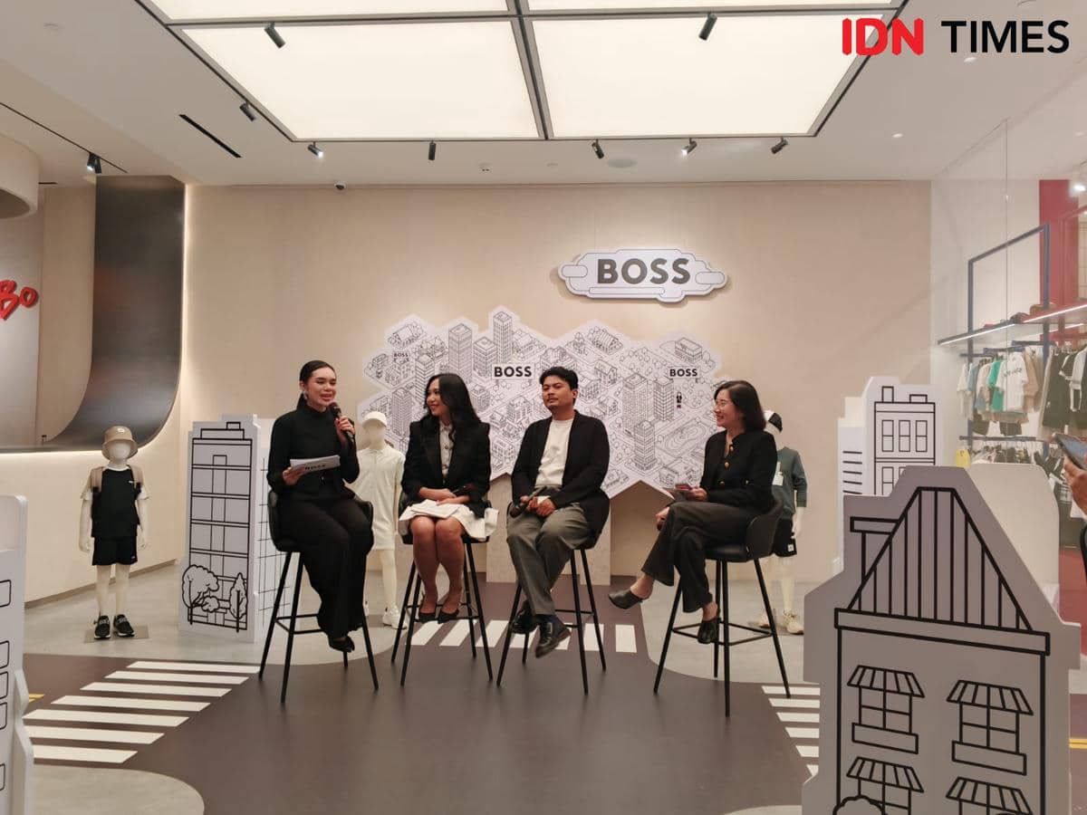 Opening BOSS Kidswear at Bimbi bertajuk The World is Yours di Pacific Place, Senayan, Jakarta Selatan, pada Jumat (7/8/2026)