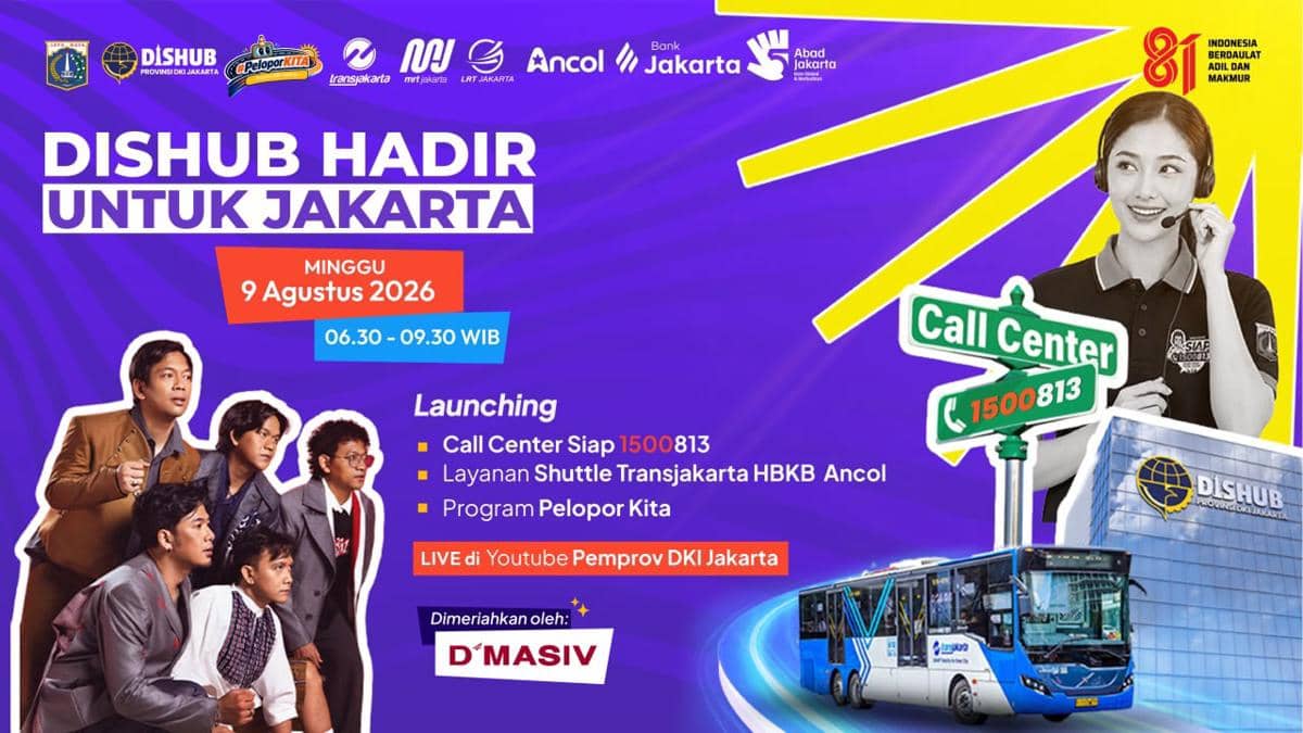 Dishub DKI Luncurkan Tiga Inovasi Transportasi di HBKB Bundaran HI